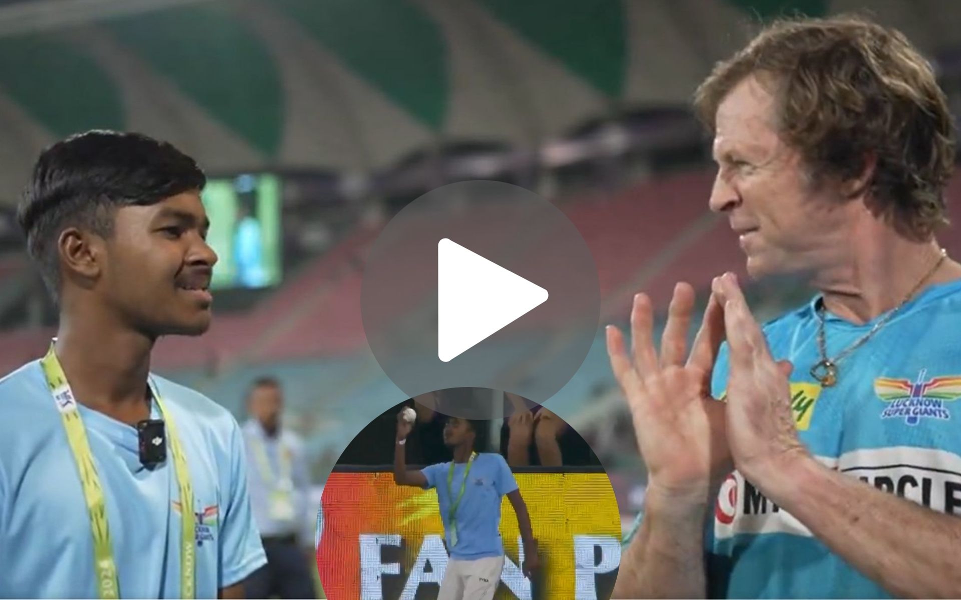 [Watch] LSG Coach Jonty Rhodes' Inspirational Talk With Viral Ball Boy After Amazing Catch